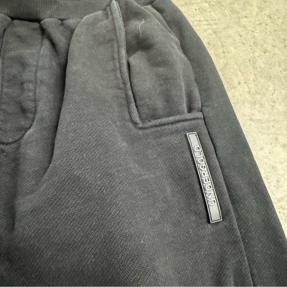 Undergld Space Planet Patch Black Jogger‎ Pants Size XS Streetwear Skater Y2k - Picture 3 of 8